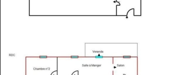 2 غرف نوم منزل في Saint-Paterne-Racan, France رقم 39048 6