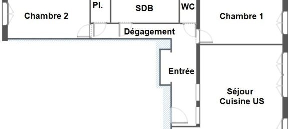 2 Schlafzimmer Wohnung in Nancy, France, Nr. 48743 6