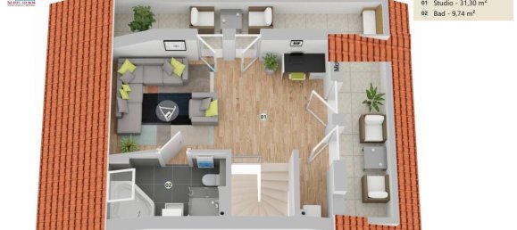 Dúplex de 2 dormitorios en Karlsruhe, Germany No. 321056 29