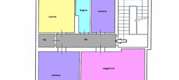 4 rooms Apartment in Livorno, Italy No. 48895 22