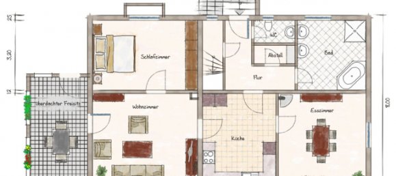 Таунхаус с 4 спальнями в Кельхайм, Германия № 338730 38