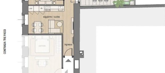 2غرفة شقة في Bergamo, Italy رقم 6963 39