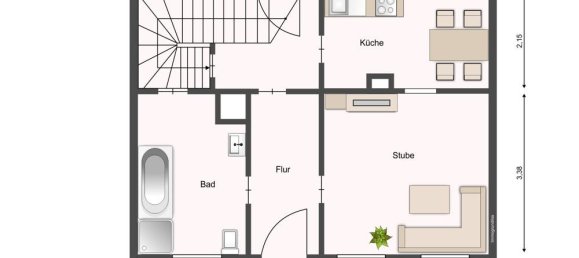 Таунхаус с 5 комнатами в Лейпциг, Германия № 262684 2