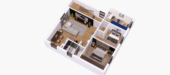 Квартира с 4 комнатами в Кормано, Италия № 330396 28