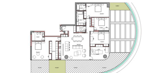 5 غرف نوم شقة في Mouttagiaka, Cyprus رقم 20328 2