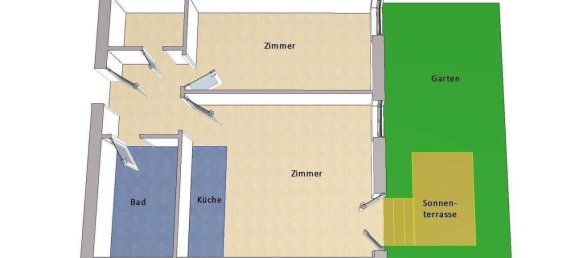 Apartamento de 2 divisões em Karlshorst, Germany N.º 270008 8