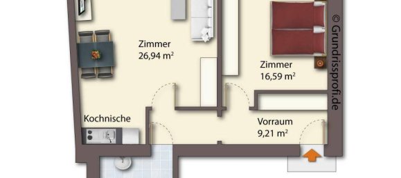2 rooms Apartment in Konigstetten, Austria No. 180829 8