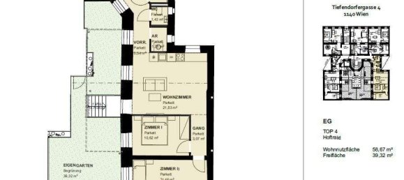 3 rooms Apartment in Penzing, Austria No. 138176 7