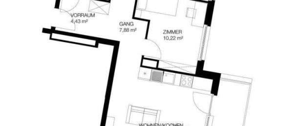 3-salle Appartement à Vienna, Austria No. 192067 2