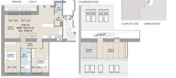 3 rooms Duplex in Rudolfsheim-Funfhaus, Austria No. 136883 35