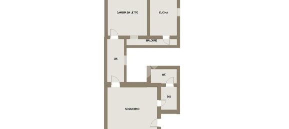 Квартира с 2 спальнями в Бриндизи, Италия № 340755 25