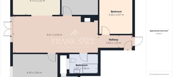 Apartamento de 3 dormitorios en Siggiewi, Malta No. 92 37