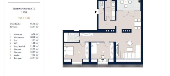 3-Zimmer Wohnung in Währing, Austria, Nr. 198572 10