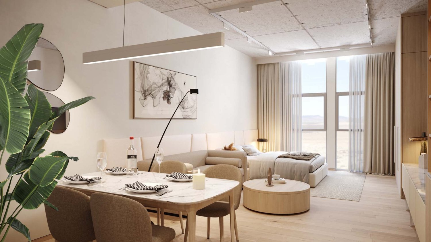 Квартира с 2 спальнями в Dubai Land, Дубай, ОАЭ № 59740