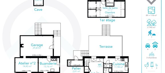Вилла с 3 спальнями в Бомонт-дю-Гатине, Франция № 192051 14