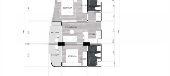 2 Schlafzimmer Eigentumswohnung in Sattahip, Thailand, Nr. 5279 3