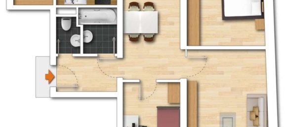 2 Schlafzimmer Wohnung in München, Germany, Nr. 348973 2