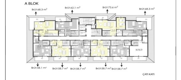 Apartment 1+1 in Alanya, Turkey No. 14441 30