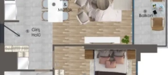 Apartamento 1+1 em Mugla, Turkey N.º 33205 27