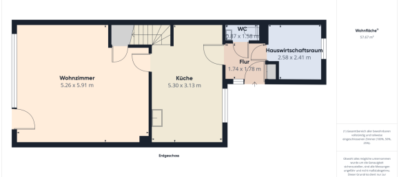 2 Schlafzimmer Stadthaus in Wesel, Germany, Nr. 64794 14