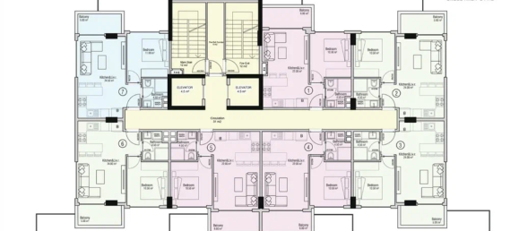 Apartamento 1+1 em Avsallar, Turkey N.º 30480 4