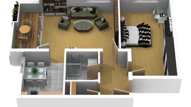 Apartamento de 1 dormitorio en Feldkirch, Austria No. 44774