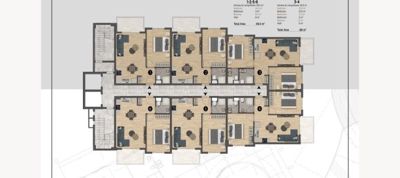 2 rooms Apartment in Mahmutlar, Turkey No. 30371 3