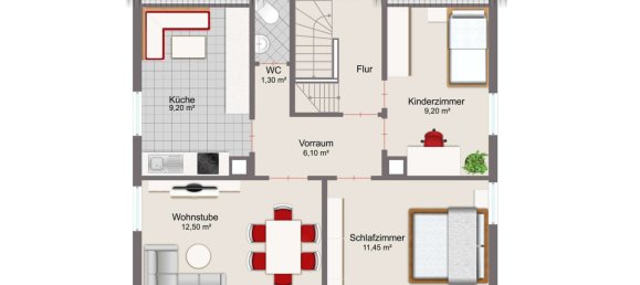 6 rooms House in Zollernalbkreis, Germany No. 225349 22