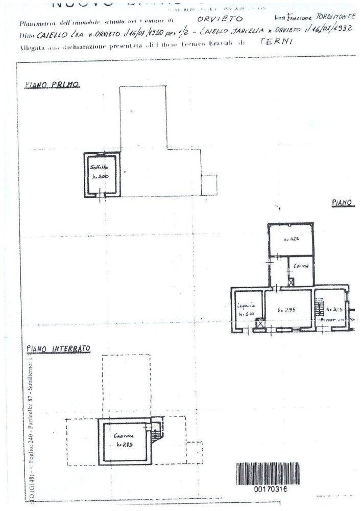 3-Zimmer Haus in Orvieto, Italy, Nr. 71799