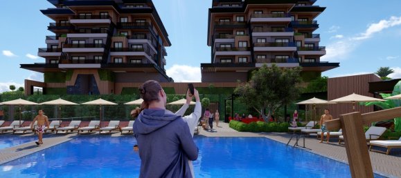 Apartamento 1+1 em Alanya, Turkey N.º 11093 25