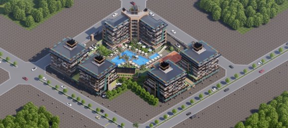 Apartamento 1+1 em Alanya, Turkey N.º 11093 18