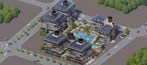 Apartamento 1+1 em Alanya, Turkey N.º 11093 11