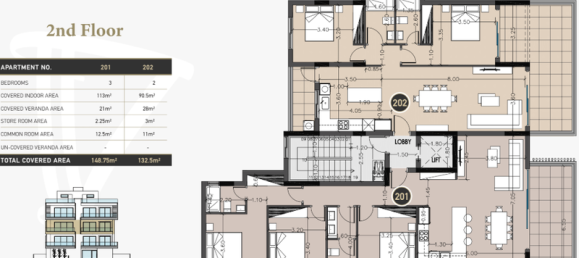 Apartamento T3 em Germasogeia, Cyprus N.º 80938 6