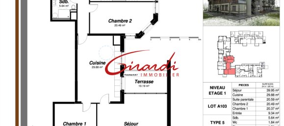 3 Schlafzimmer Wohnung in Pfastatt, France, Nr. 87869 4