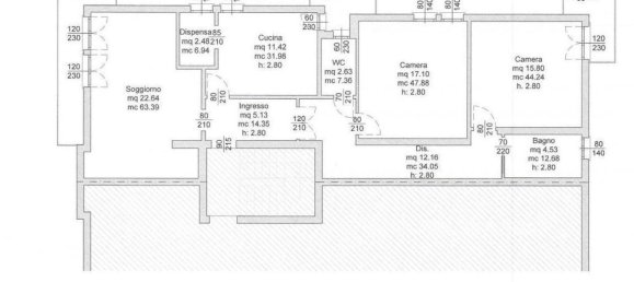 3 rooms Apartment in Abano Terme, Italy No. 54835 33