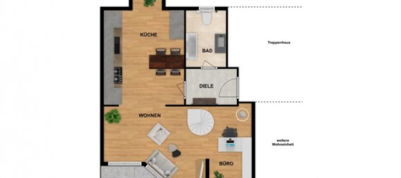 2-Zimmer Doppelhaus in Wedding, Germany, Nr. 19463 13