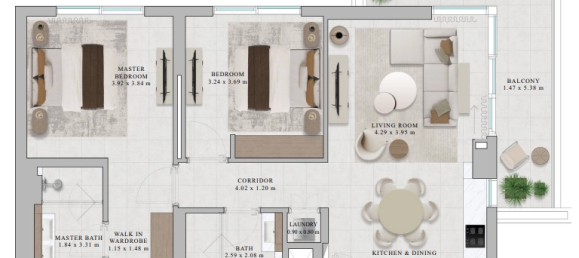 2 غرف نوم شقة في دبي, UAE رقم 101918 10