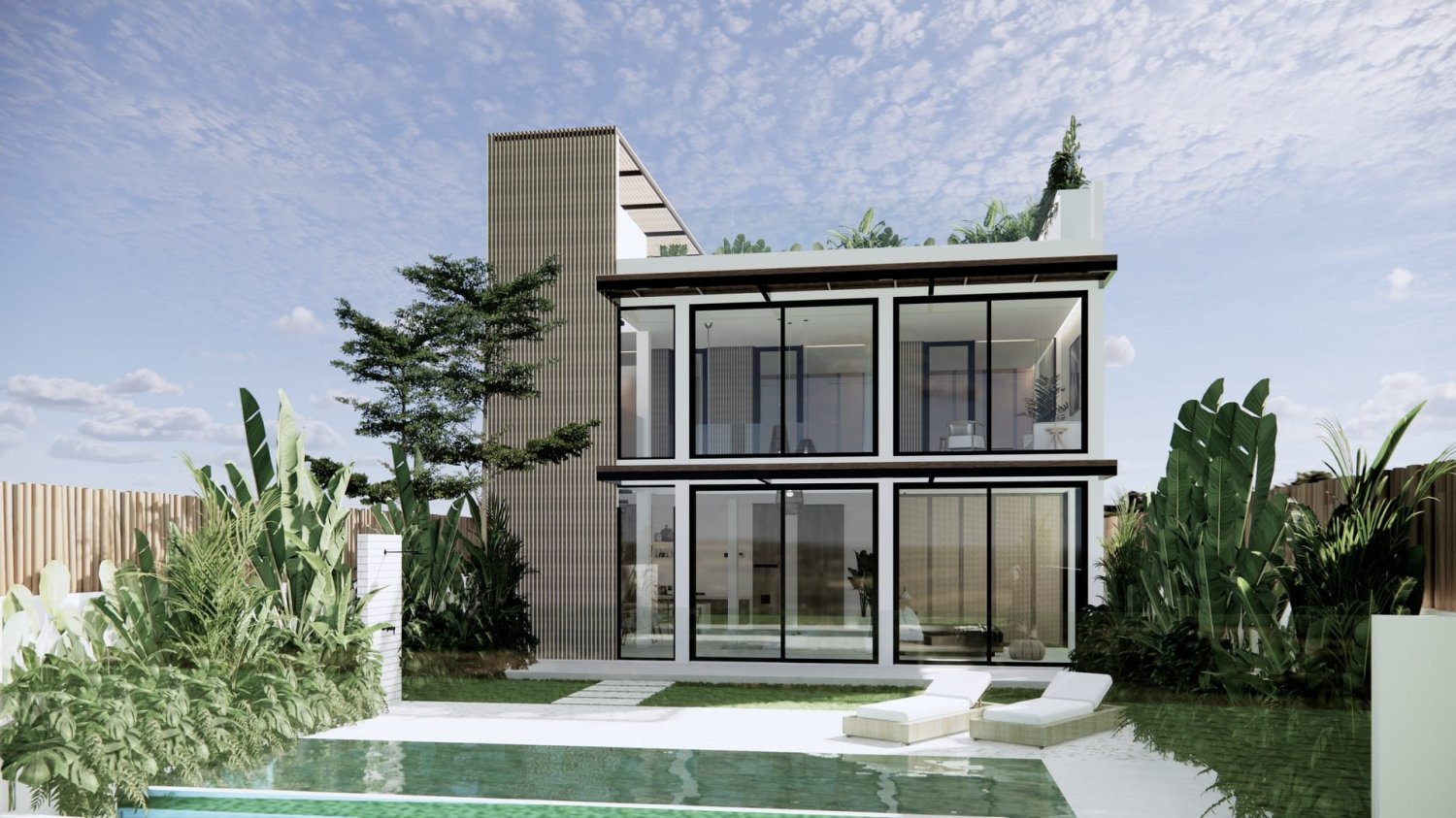 3 Schlafzimmer Villa in Aquamarine II, Canggu, Indonesia, Nr. 2196