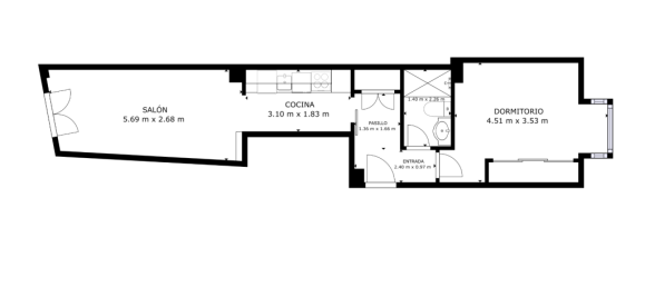 Apartamento de 1 dormitorio en Madrid, Spain No. 246189 30