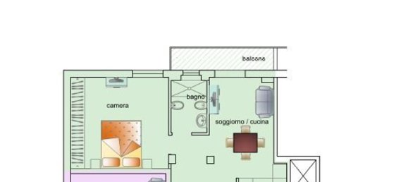 2 rooms Apartment in Florence, Italy No. 9925 56