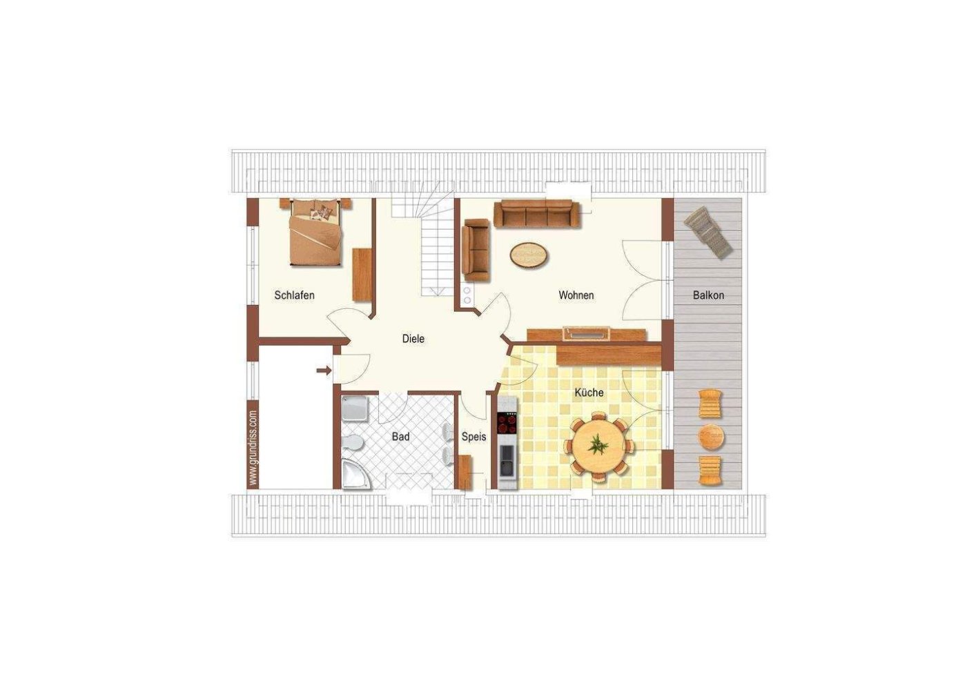 3غرفة شقة في Bavaria, Germany رقم 351709