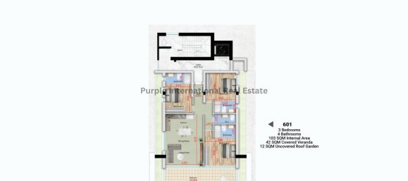 Квартира с 3 спальнями в Ларнака, Кипр № 1280 8