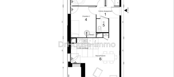 2 غرف نوم شقة في Massy, France رقم 171202 4