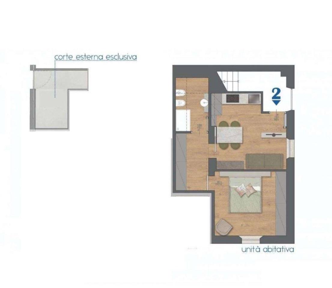 2-Zimmer Wohnung in San Benedetto del Tronto, Italy, Nr. 111177