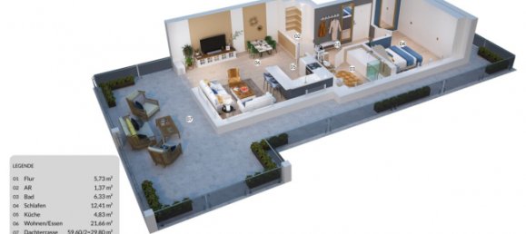 Ático de 2 habitaciónes en Donau-Ries, Germany No. 358640 22