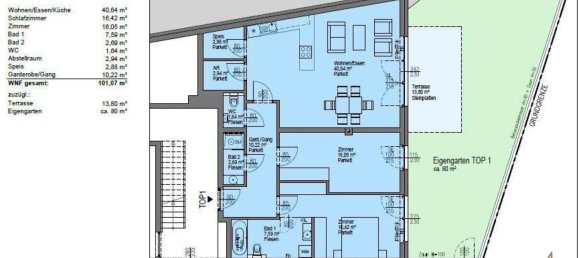 3-Zimmer Wohnung in Krems an der Donau, Austria, Nr. 175964 2