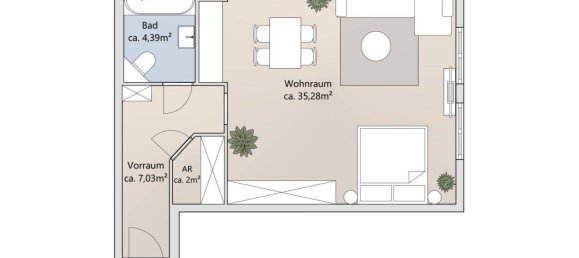 2-Zimmer Wohnung in Leopoldstadt, Austria, Nr. 146981 15