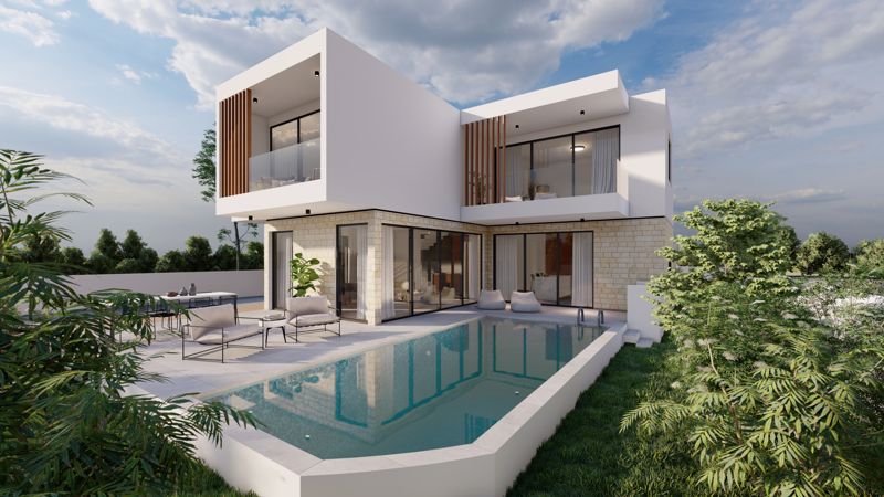 4 غرف نوم فيلا في Paphos, Cyprus رقم 9482
