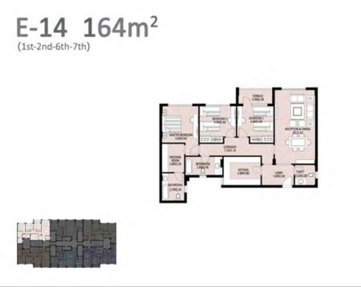 3 Schlafzimmer Eigentumswohnung in New Capital City, Egypt, Nr. 2520