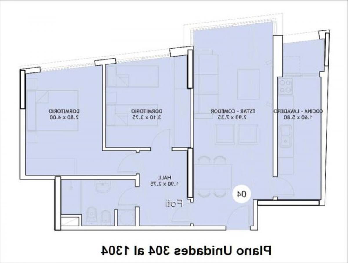 2 Schlafzimmer Wohnung in Montevideo, Uruguay, Nr. 4247